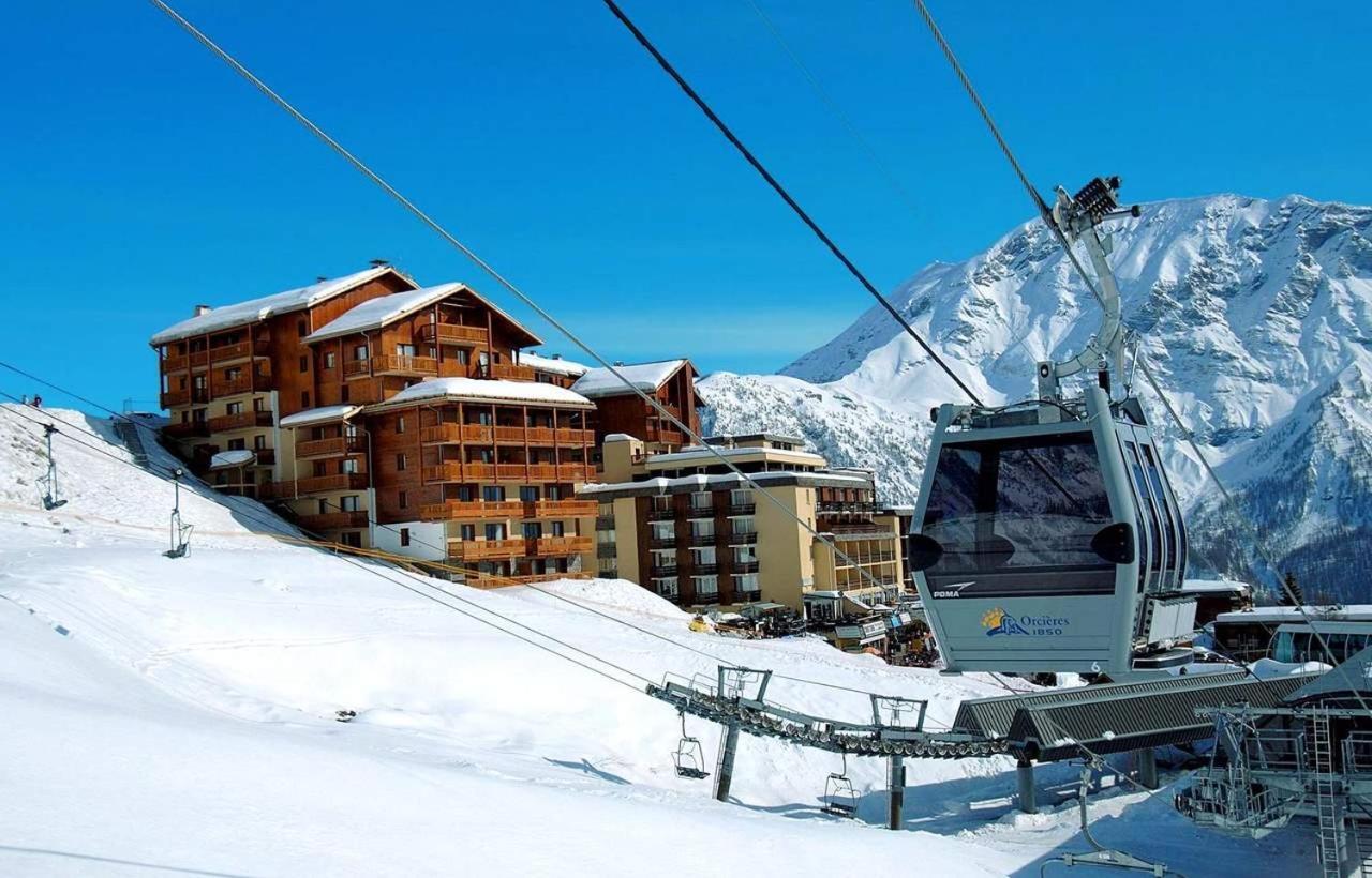 Appartement 6 Places Aux Pieds Des Pistes Avec Piscine, Wifi Et Parking Prive, Salle De Bain Refaite A Neuf Orcières Kültér fotó